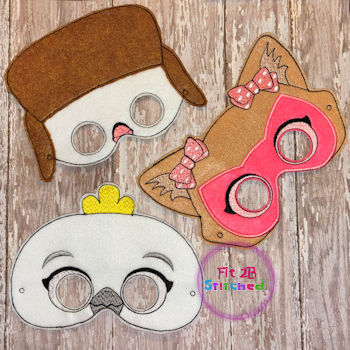 Super Kitten ITH Kid Mask Set 4