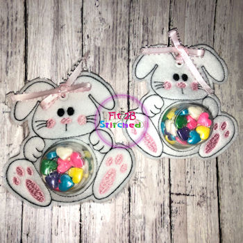 Sweet Bunny ITH Candy Cup Holder 2 Sizes