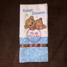 Sweet Dreams Bear Appl. 2 Sizes