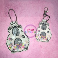 Sweet Sheep ITH Shaker Tag 2 Sizes