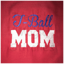 T-Ball Mom-Mum 4x4-5x7