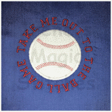 Take Me Out To The Ball Game 4x4-5x7