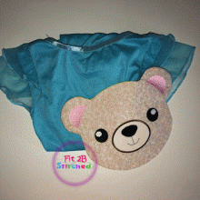 Teddy Bear ITH Pajama Bag 4 Sizes