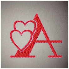 Two Heart Alphabet