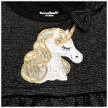 Unicorn Applique 2 Sizes