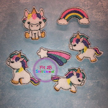 Unicorn Feltie ITH Set