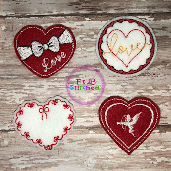 Valentine ITH Feltie Set 1