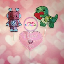 Valentine ITH Sucker Buddy Set 2