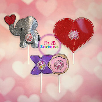 Valentine ITH Sucker Buddy Set 7