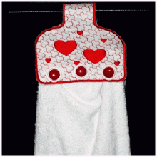 Valentine Towel Topper ITH 5x7 