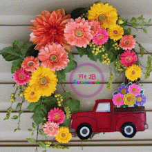 Vintage Truck Changeable Cargo-Spring-Summer-Fall-Winter Set 6