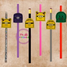 Yellow Pill ITH Pencil-Straw Buddy Set 1