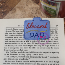 Blessed Dad Magnetic Bookmark ITH