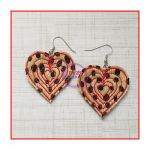 Heart Rings ITH Earring Set