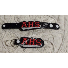 AHS Snap Bracelet-Key Fob Set ITH