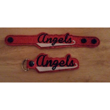 Angels Snap Bracelet-Key Fob Set ITH