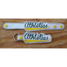 Athletics Snap Bracelet-Key Fob Set ITH