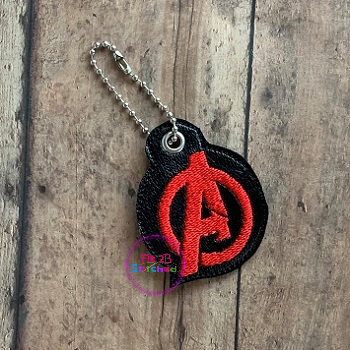 Avenger Zip It Charm ITH