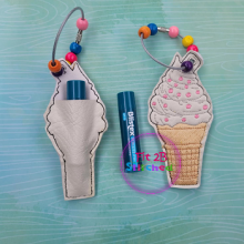 Back Pocket Ice Cream Cone Lip Balm-Chapstick Holder ITH
