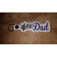Band or Music Dad - Key Fob ITH