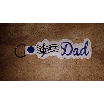 Band or Music Dad - Key Fob ITH