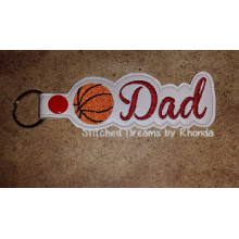 Basketball Dad Key Fob ITH