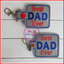 Best Dad Ever ITH SnapIt–Taglet Set