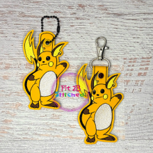 Big Electric Mouse Poke SnapIt - Taglet Set ITH