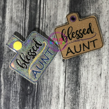 Blessed Aunt SnapIt-Taglet Set ITH