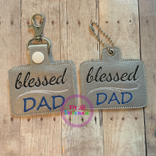 Blessed Dad SnapIt-Taglet Set ITH