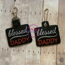 Blessed Daddy SnapIt-Taglet Set ITH
