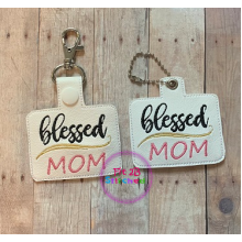 Blessed Mom SnapIt-Taglet Set ITH