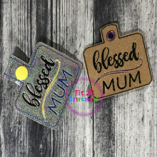 Blessed Mum SnapIt-Taglet Set ITH