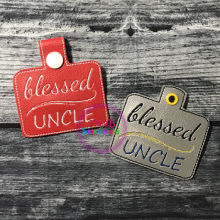 Blessed Uncle SnapIt-Taglet Set ITH