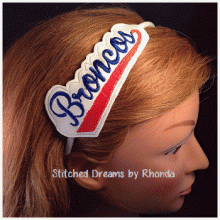 Broncos Headband Slider - Book Band-It