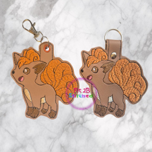 Brown Fox Poke SnapIt - Taglet Set ITH