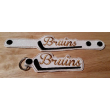 Bruins Snap Bracelet-Key Fob Set ITH