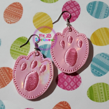 Bunny Paws ITH Earring Set