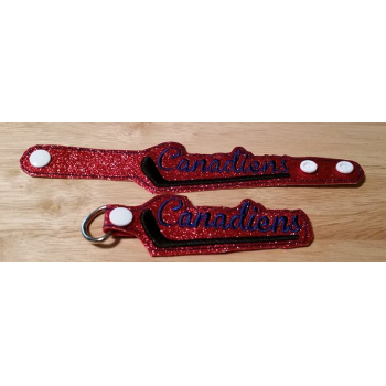 Canadiens Snap Bracelet-Key Fob Set ITH