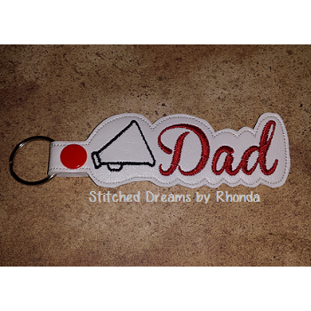 Cheer Dad Key Fob ITH