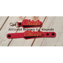 Chiefs Snap Bracelet-Key Fob Set ITH