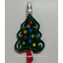 Christmas Tree Pencil Pal ITH 