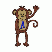 Chunky Monkey Boy Alphabet