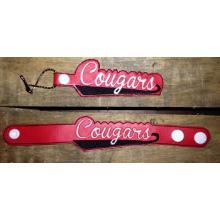 Cougars Snap Bracelet-Key Fob Set ITH