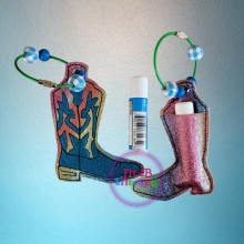 Cowboy-Cowgirl Lip Balm-Chapstick Holder ITH