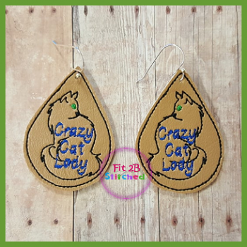 Crazy Cat Lady ITH Earring Set