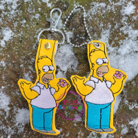 Dad Simpson SnapIt Taglet Set ITH