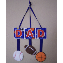 Father's Day Wall Hanging-4x4