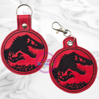 Dino Park Logo SnapIt Taglet Set 