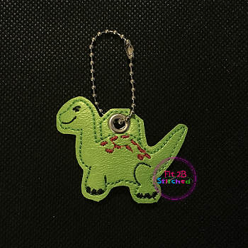 Dinosaur Zip It Charm ITH